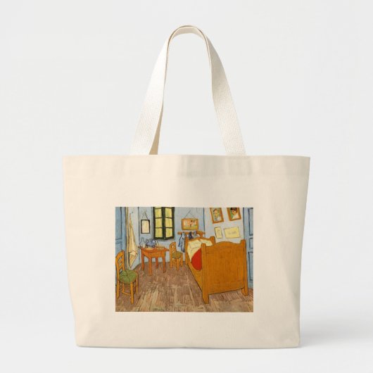 Van Gogh's slaapkamer Grote Tote Bag (Voorkant)