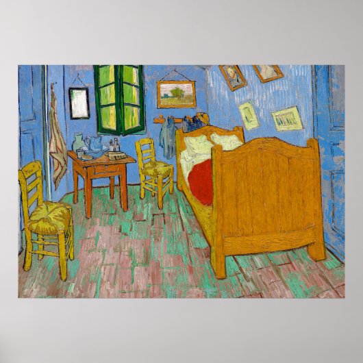 Van Gogh's slaapkamer in Arles die kunst schildere Poster (Voorkant)