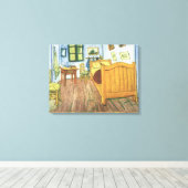 Van Gogh's slaapkamer in Arles Wrapped Canvas (Insitu (Houten vloer))
