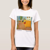 Van Gogh's slaapkamer (kunstkatten toegevoegd) T-shirt (Voorkant)