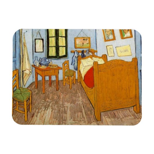 Van Gogh's slaapkamer Magneet (Horizontaal)