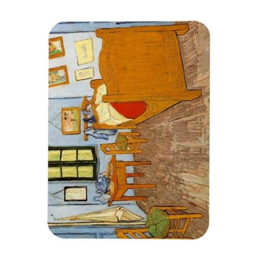 Van Gogh's slaapkamer Magneet (Verticaal)