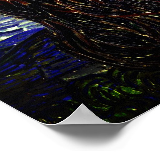 Van Gogh's Starry Night, 1889 Poster (Hoek)