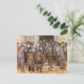 Van Gogh's State Loterij Kantoor Briefkaart (Staand voorkant)