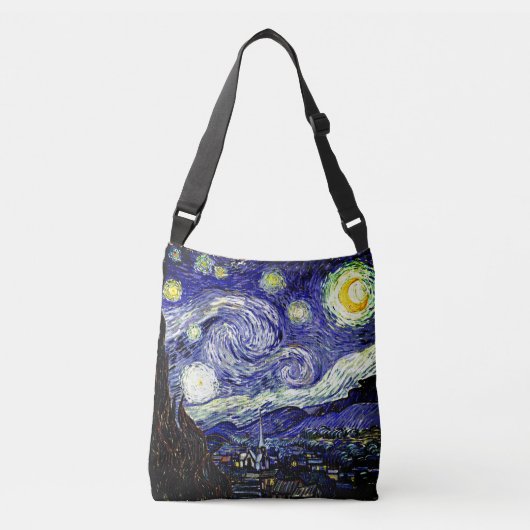Van Gogh's Sterrennacht, 1889 Crossbody Tas (Voorkant)