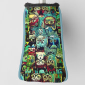 Van Gogh's Sterrennacht, 1889 Golf Head Hoesje Golfheadcover (Draai 90)