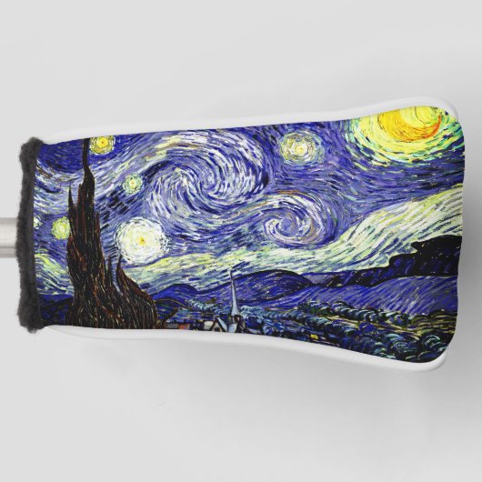 Van Gogh's Sterrennacht, 1889 Golfheadcover (Voorkant)
