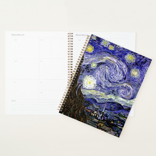 Van Gogh's Sterrennacht, 1889 Planner (Display)