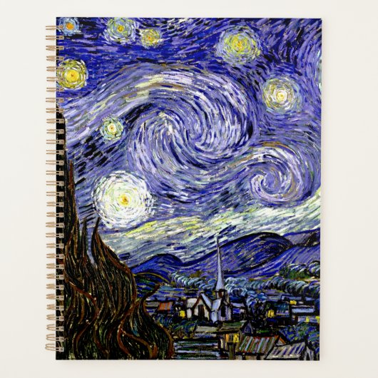 Van Gogh's Sterrennacht, 1889 Planner (Voorkant)