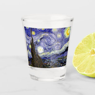 Van Gogh's Sterrennacht, 1889 Shot Glas