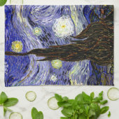 Van Gogh's Sterrennacht, 1889 Theedoek (Gevouwen)