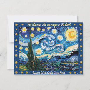 Van Goghs Sterrennacht Art Inspired Briefkaart