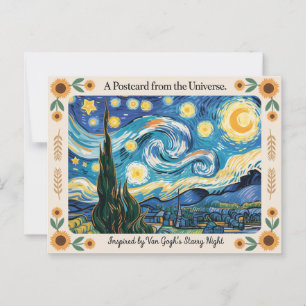 Van Goghs Sterrennacht Art Inspired Briefkaart