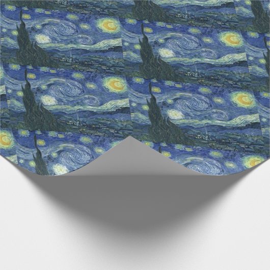 Van Gogh's sterrennacht Cadeaupapier (Hoek)