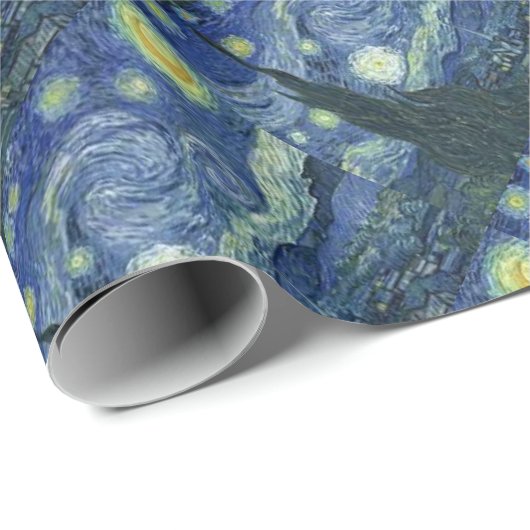 Van Gogh's sterrennacht Cadeaupapier (Rol Hoek)