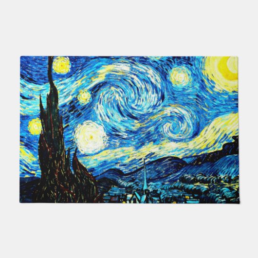 Van Gogh's Sterrennacht Deurmat (Voorkant)