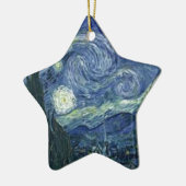 Van Gogh's sterrennacht Keramisch Ornament (Links)