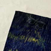 Van Gogh's Sterrennacht op de Reenstrand Strandlaken (In situ)