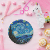 Van Gogh's Sterrennacht Papieren Bordje (Feest)