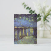 Van Gogh's Sterrennacht schilderen Briefkaart (Staand voorkant)