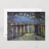 Van Gogh's Sterrennacht schilderen Briefkaart (Voorkant / Achterkant)