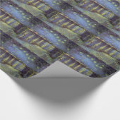 Van Gogh's Sterrennacht schilderen Cadeaupapier (Hoek)