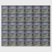 Van Gogh's Sterrennacht schilderen Cadeaupapier (Vlak)