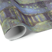 Van Gogh's Sterrennacht schilderen Cadeaupapier (Rol Hoek)