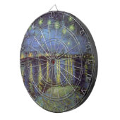 Van Gogh's Sterrennacht schilderen Dartbord (Voorkant Rechts)