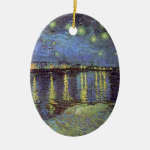 Van Gogh's Sterrennacht schilderen Keramisch Ornament
