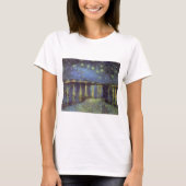 Van Gogh's Sterrennacht schilderen T-shirt (Voorkant)