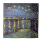 Van Gogh's Sterrennacht schilderen Tegeltje (Voorkant)