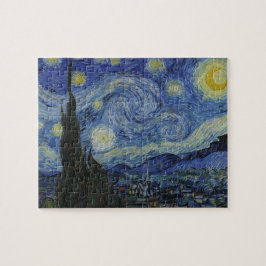 Van Goghs Sterrennacht: wervelwind van dromen Legpuzzel