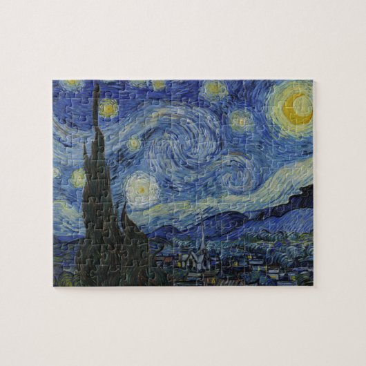 Van Goghs Sterrennacht: wervelwind van dromen Legpuzzel (Horizontaal)