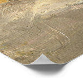 Van Gogh's Terrace in de Luxemburgse tuinen Poster (Hoek)