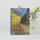 Van Gogh's terras cafe Kaart (Staand voorkant)