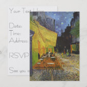 Van Gogh's terras cafe Kaart (Voorkant / Achterkant)