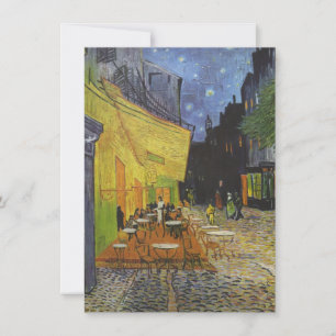 Van Gogh's terras cafe Kaart