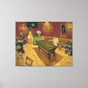 Van Gogh's The Night Café (Le Café de nuit) 1888 Canvas Afdruk