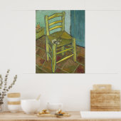 Van Gogh's voorzitter van Vincent Van Gogh Poster (Keuken)