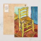 Van Gogh's voorzitter Vincent van Gogh fijne kunst Briefkaart (Voorkant / Achterkant)