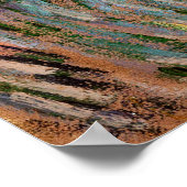 Van Gogh's zelfportret met een rietje Pet Poster (Hoek)