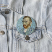 Van Gogh's zelfportret Ronde Button 7,6 Cm (In situ)