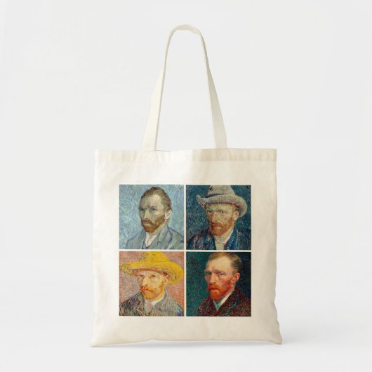 Van Gogh's zelfportretten Tote Bag (Voorkant)