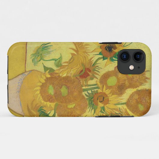 Van Gogh's zonnebloemen Case-Mate iPhone Case (Achterkant (horizontaal))