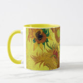 Van Gogh's zonnebloemen  Fine Art Mok (Links)