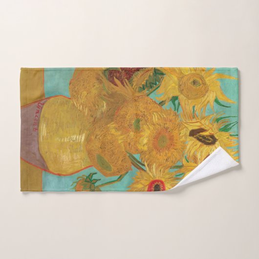 Van Gogh's zonnebloemen Handdoek (Handdoek)