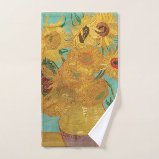 Van Gogh's zonnebloemen Handdoek (Handdoek)