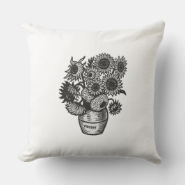 Van Gogh's zonnebloemen Kussen