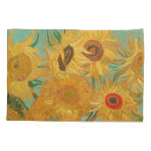 Van Gogh's zonnebloemen Kussensloop (Achterkant-Links)